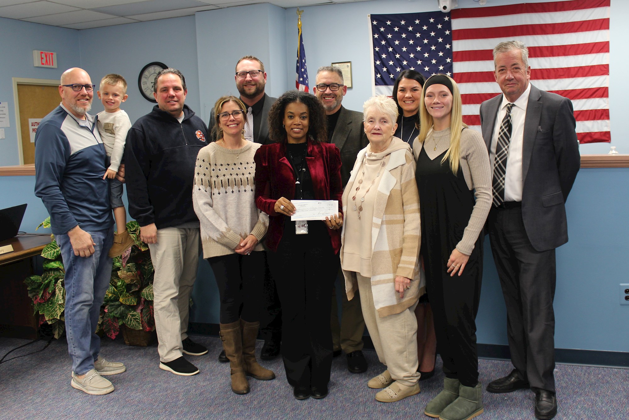 Homeless Shelter Check Donation (002)