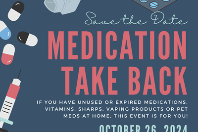 Medication Take Back - Saturday, October 26, 2024