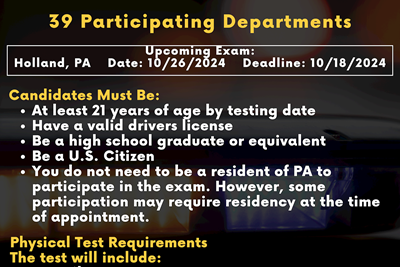 Police Chief's Association of Bucks County - Police Officer Exam