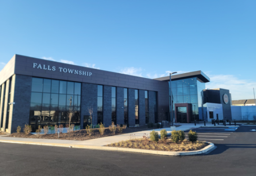 Falls Township Municipal Building Renovation Project is completed and will open on February 10, 2026!