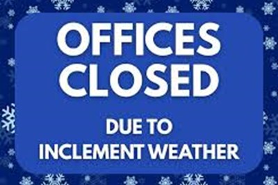 Township Offices Closed