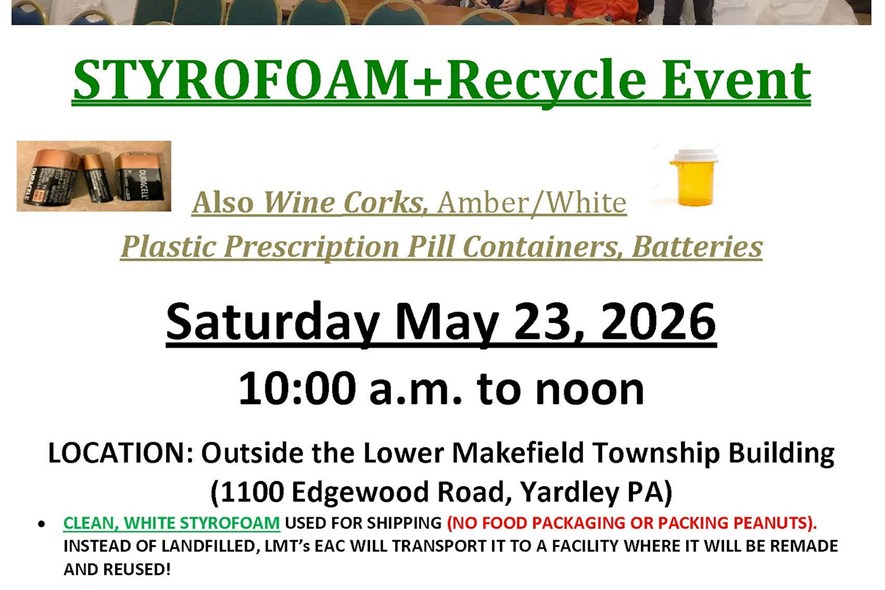 Styrofoam & Recycle Event